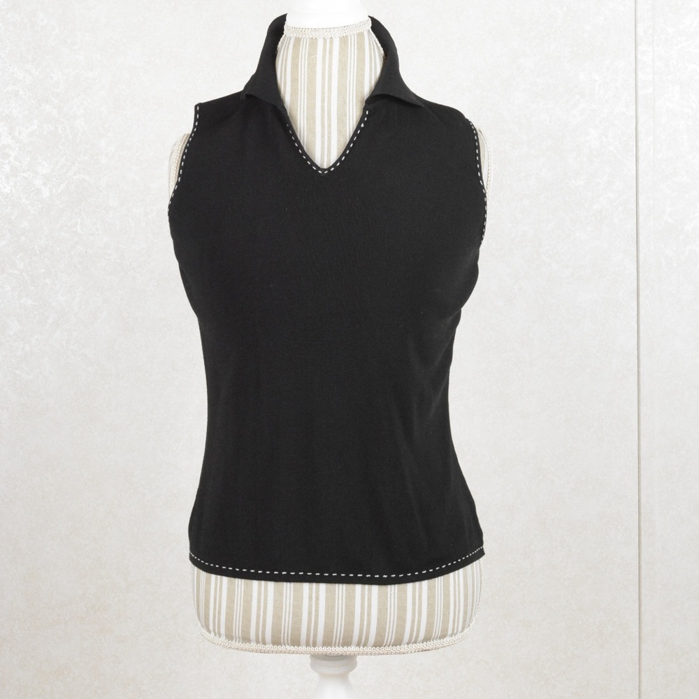 END OF YEAR SALE -Parisian Signature Black Work/ Play Top (Small)